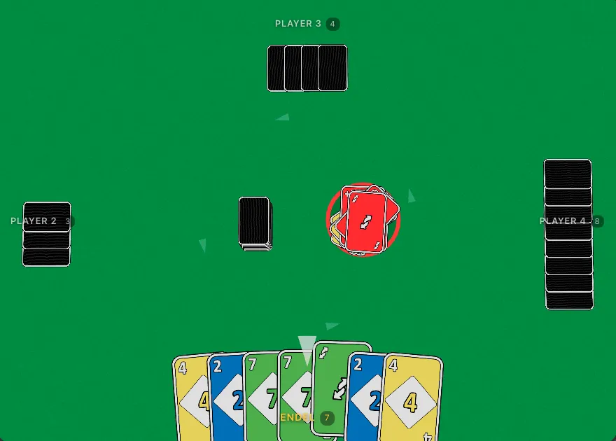 Turn-based UNO running in the browser on React + React Three Fiber