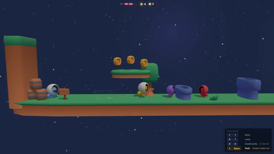 Platformer, gameplay screenshot